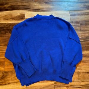 Cute royal blue sweater